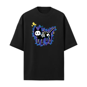 Camiseta Oversized Gato Choque