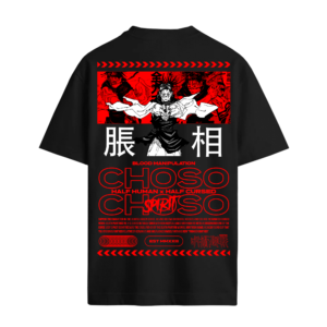 Camiseta Oversized Choso de Jujutsu Kaisen