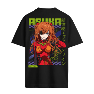 Camiseta Oversized Asuka Neon Genesis Evangelion