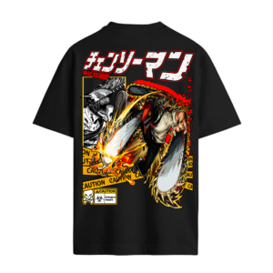 Camiseta Oversized Chainsaw Man