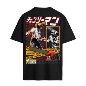 Camiseta Oversized Chainsaw Man