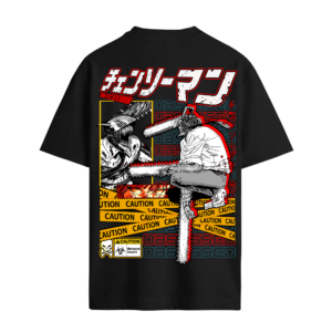 Camiseta Oversized Chainsaw Man