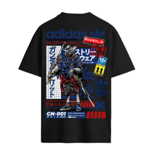 Camiseta Oversized Cyberpunk Adidas Samurai