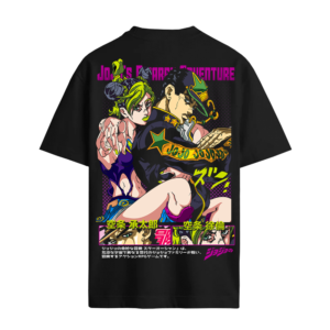 Camiseta Oversized JoJo's Bizarre Adventure