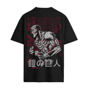 Camiseta Oversized Attack On Titan