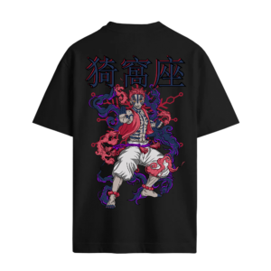 Camiseta Oversized Akaza de Demon Slayer