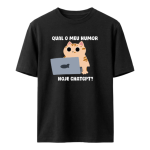Camiseta básica Gato Chatgpt