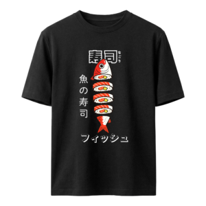 Camiseta básica Peixe-Sushi