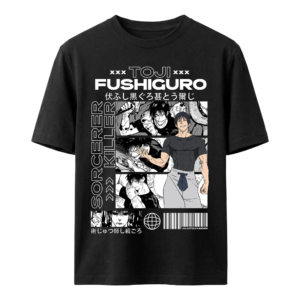 Camiseta básica Toji Fushiguro de Jujutsu Kaisen